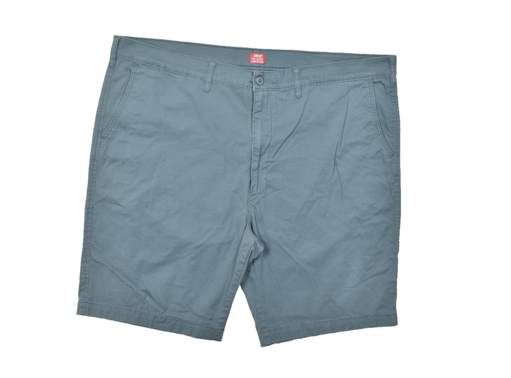 Levi's XX Chino Standard Taper Bermuda Shorts Mens Size 44 Gray Zip Solid